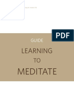 Juniper Learning To Meditate
