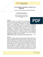 Diálogo entre terapia centrada no cliente e terapia do esquema