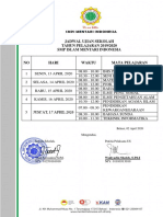 Us Jadwal