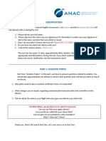 Test 03 Identification: 1) 2) 3) State Anac'S Code