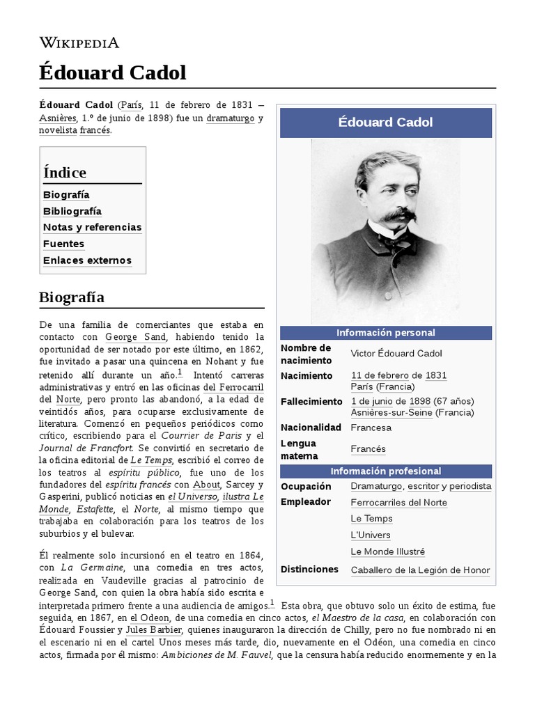 Édouard_Cadol | PDF | Contenido libre | Obras intelectuales