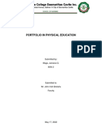 Portfolio in Physical Education
