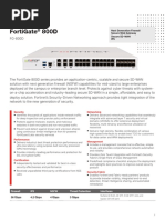 Fortigate 200f Series Datasheet | PDF | Security | Computer Security