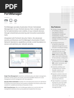 Fortimanager: Key Features