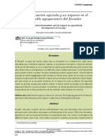 Johanamorillo, La Mecanización Agrícola y Su Impacto