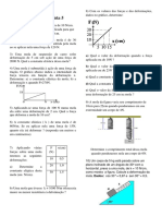 Força Elástica - Lista 5