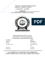 Claimant Memo - Vis East RGNUL 2022 (For Review) - YR