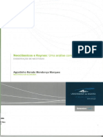 Neoclássicos vs Keynes: Uma análise comparativa