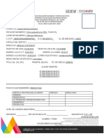 Hoja de Datos Personales Formato Yun