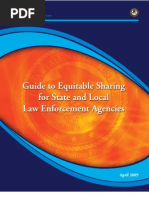 DOJ Guide to Equitable Sharing of Asset Forfeiture