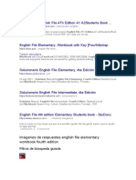 Solucionario English File 4Th Edition A1 A2Students............