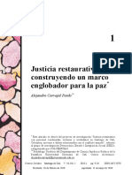 Justicia Restaurativa- Carvajal