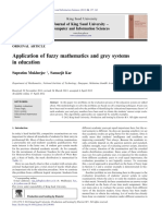 Application of Fuzzy Mathematics and Grey Systems in Education