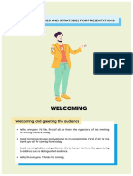 Welcoming: Useful Phrases and Strategies For Presentations