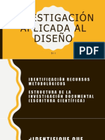 Investigación Aplicada Al Diseño