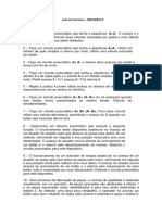 Lista de Exercícios Pneumática Circuitos