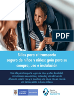 Sillas para El Transporte Seguro de Niños y Niñas: Guía para Su Compra, Uso e Instalación