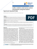 Defining The Broader, Medium and Narrow Autism Phenotype Among Parents Using The Autism Spectrum Quotient (AQ)