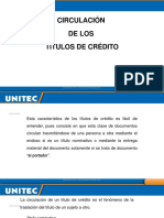 3 Circulación, Cancelación y Reposición de Los Títulos