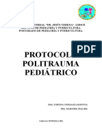 Protocolo de Politraumatismo Pediatrico. Hospital Lìdice.