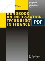 Handbook On Information Technology in Finance 2008