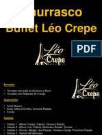 Apresentação - Léo Crepe - Buffet de Churrasco - 2021