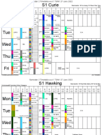 Semester 2 Class Timetable W.E.F 27 June 2022 (Sec 1)