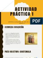 CERVEZA CUSQUEÑA: EXPANSIÓN A GUATEMALA