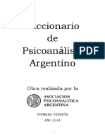 Diccionario de Psicoanalisis Argentino 01-2015
