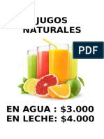 Jugos Naturales