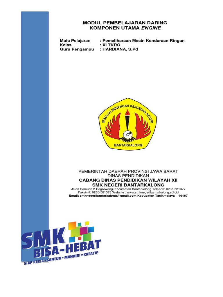 Komponen Utama Engine 4 Tak | PDF