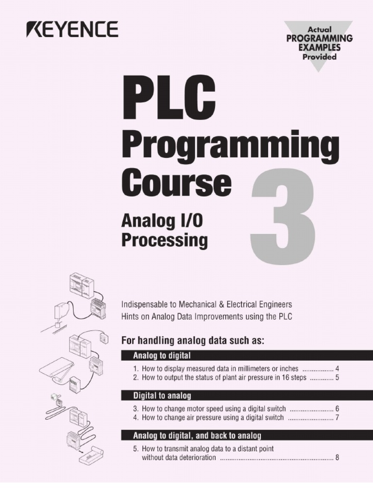 PLC Programming Course3 | PDF | Cable | Analog Signal