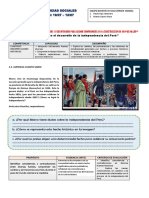 Semana 16 - CCSS - 3°grado - Reflexionamos Sobre El Bicentenario para Asumir Compromisos en La Construccion de Un Pais Mejor