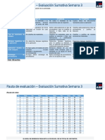 Pauta de Evaluación - Evaluación Sumativa Semana 3