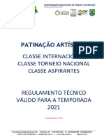 Regulamento Patinação Artística 2021