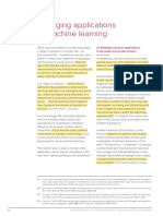 Emerging Applications of Machine Learning: 2.1 Potential Near-Term Applications in The Public and Private Sectors