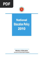 Download National Education Policy 2010_Eng PDF Final by Sultana Fatama SN58413771 doc pdf