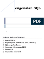 Pertemuan 10 - Pengenalan SQL