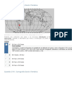 Cartografia e projeções cartográficas