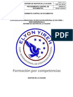 01 Procedimiento Control de Documentos