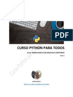 Curso Python: Trabalhando com arquivos e diretórios