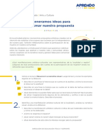 Generar ideas para plasmar propuesta artística sobre mujeres