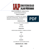 Sgda Practica El Procedimiento de Despacho Del Regimen de Servicios de Mensajeria Internacional