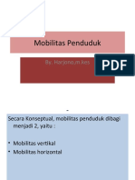 Mobilitas Penduduk