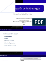 Clase 13 - Implementación de Estrategias