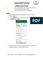 03 - Excel - Formato de Celdas