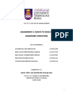 Assignment 2: Waste To Wealth (Anaerobic Digestion)