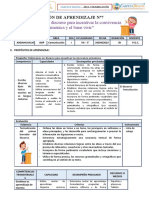 5° Sesión de Aprendizaje #7-Sem.4-Exp.1-Com