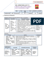 5° Sesión de Aprendizaje Sesión 4-Sem.2-Exp.1-Com