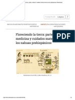 Floreciendo La Tierra - Partería, Medicina y Cuidados Maternos Entre Los Nahuas Prehispánicos - Noticonquista